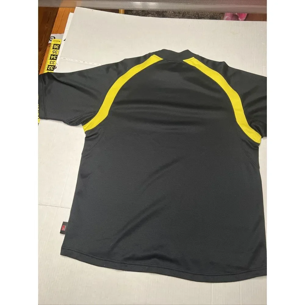 Nike Team Sphere Dry Oregon Ducks Short Sleeve Shirt‎ Men's Large Black Yellow